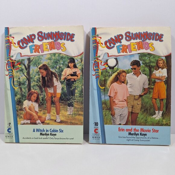 Camp Sunnyside Friends Books A Witch In Cabin Six Erin And The Movie Star 7 10 - Picture 1 of 11